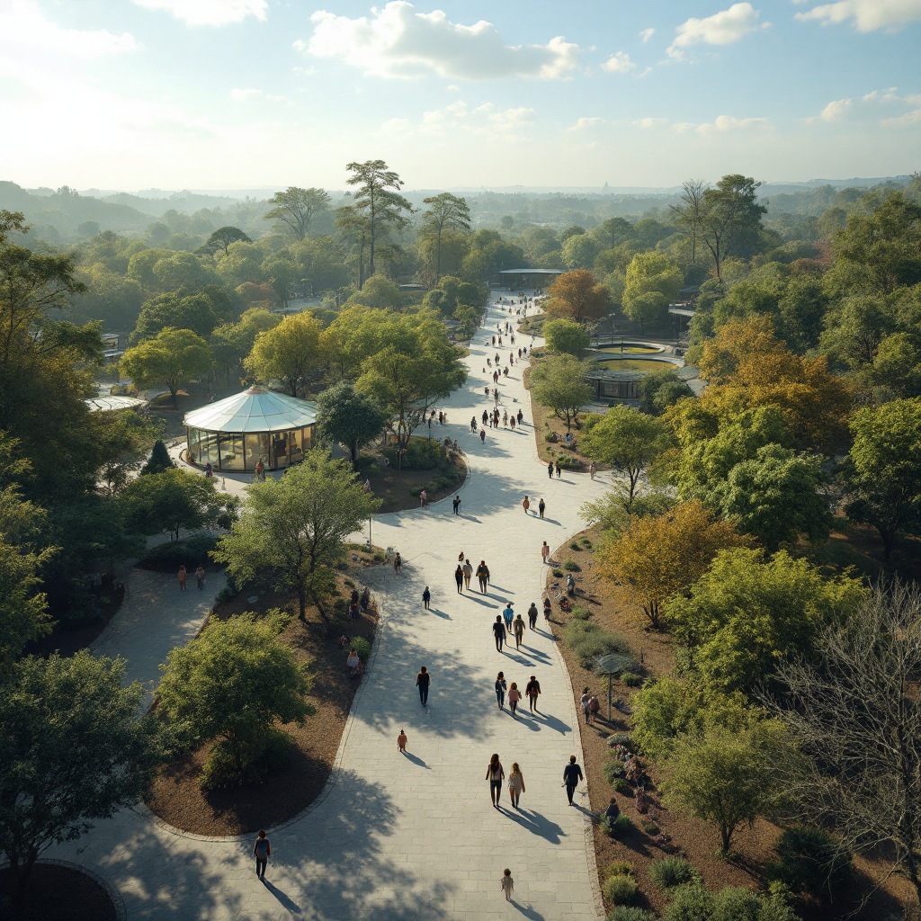 Visitor flow and zone occupancy in zoos