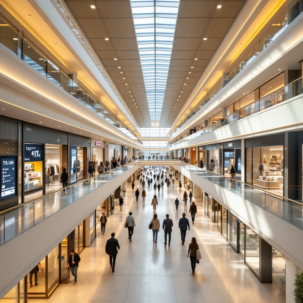 Mall occupancy and footfall analytics for people counting