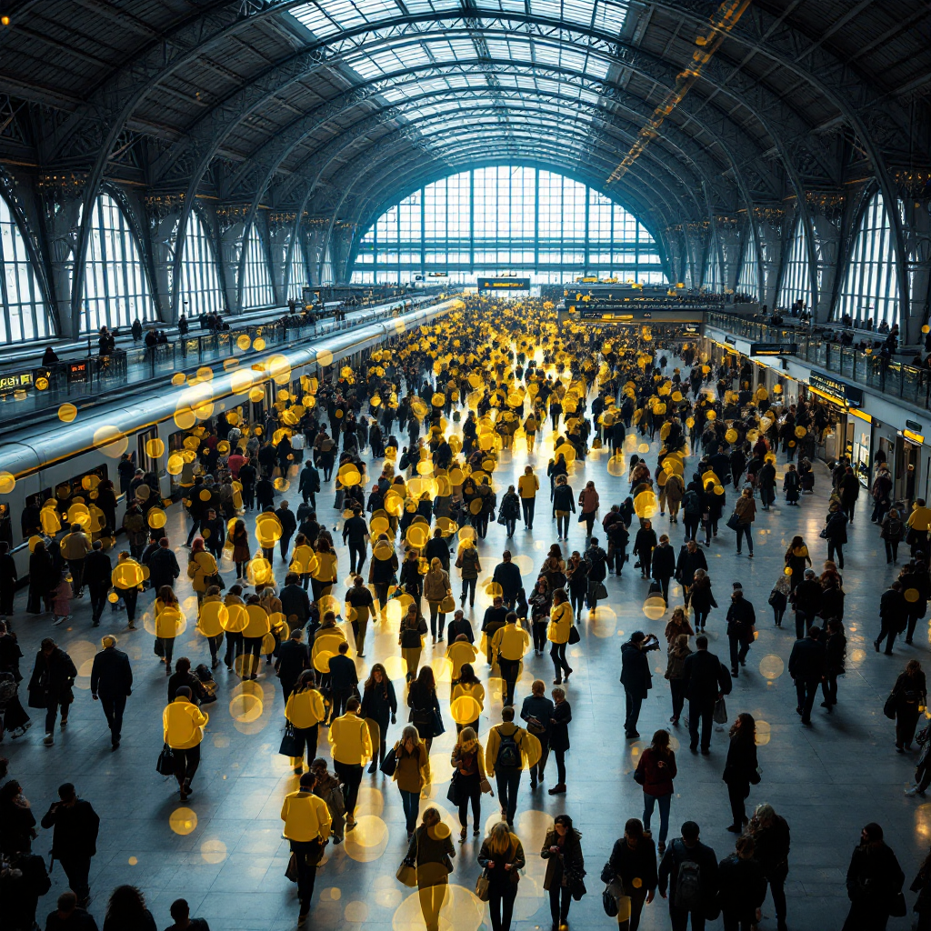 AI video analytics for train stations