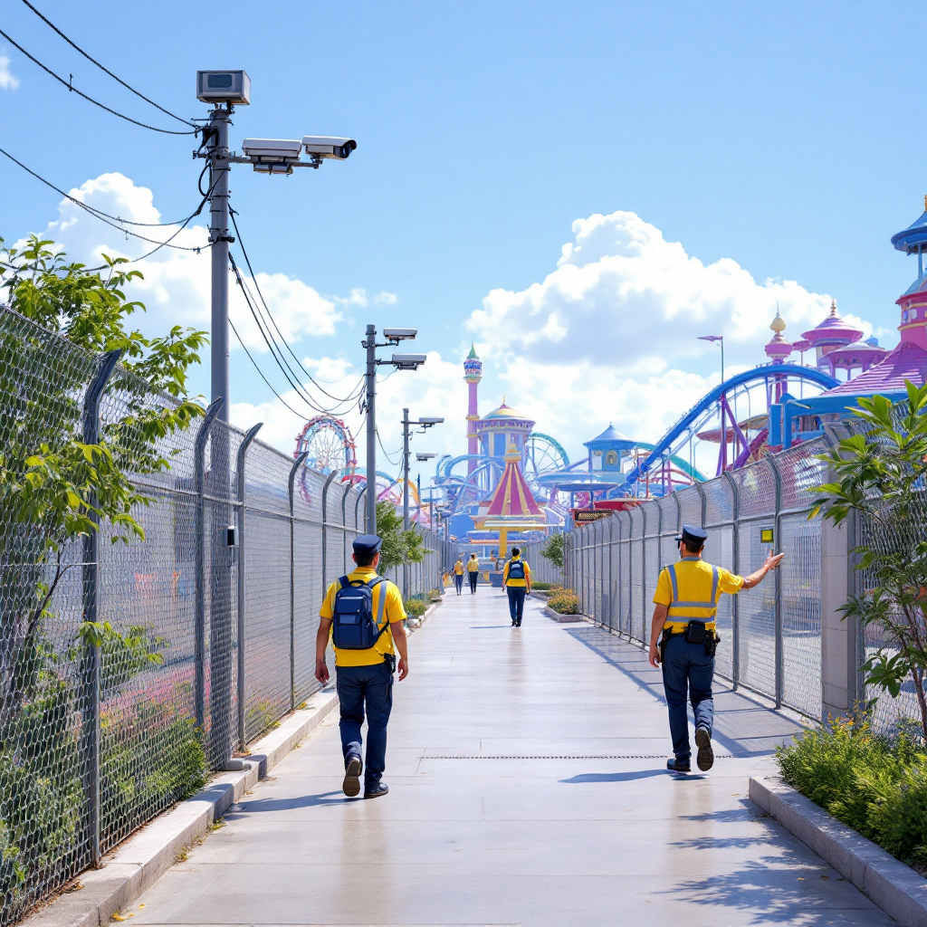 Perimeter intrusion detection for attractions