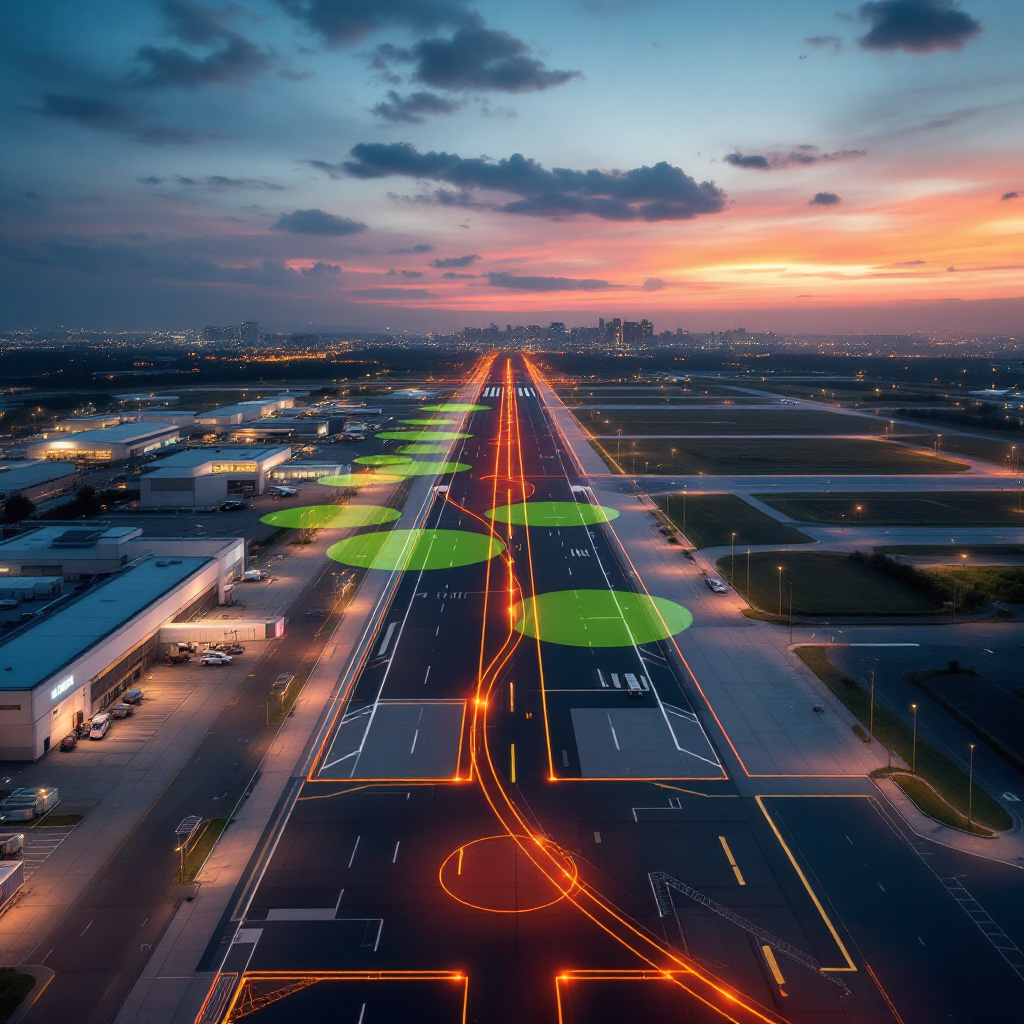 Imágenes infrarrojas en aeropuertos: detección de fugas térmicas/puntos calientes