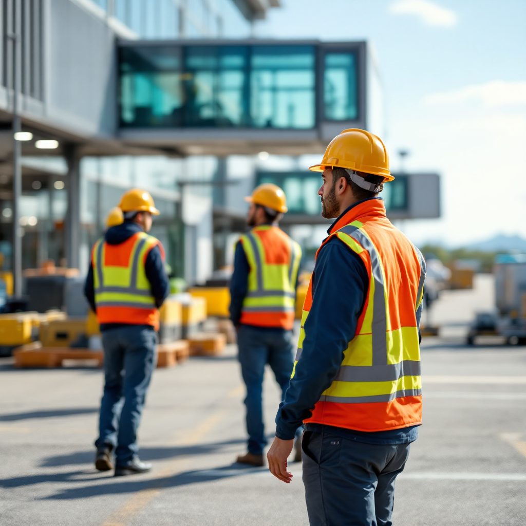 Detección de EPP en aeropuertos con análisis de IA
