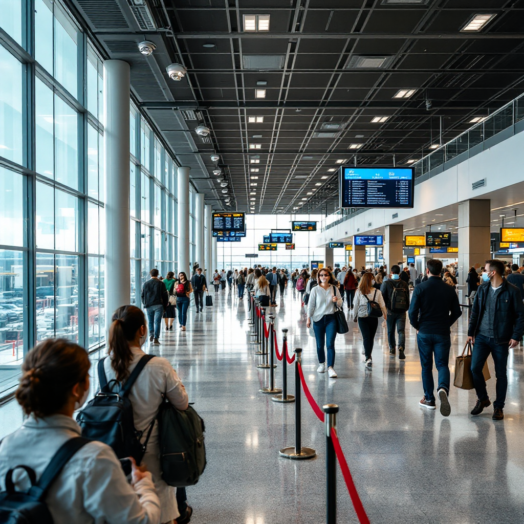 Detección de personas en aeropuertos con reconocimiento facial