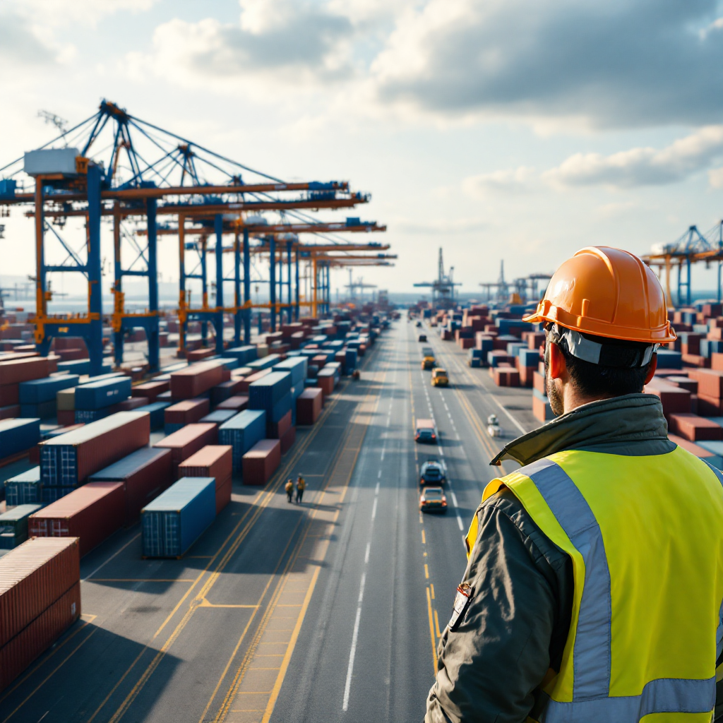 AI PPE detection in ports & terminals