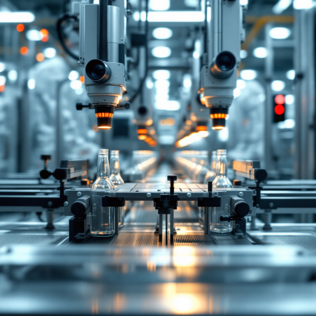 AI detection of glass, foreign objects on production lines