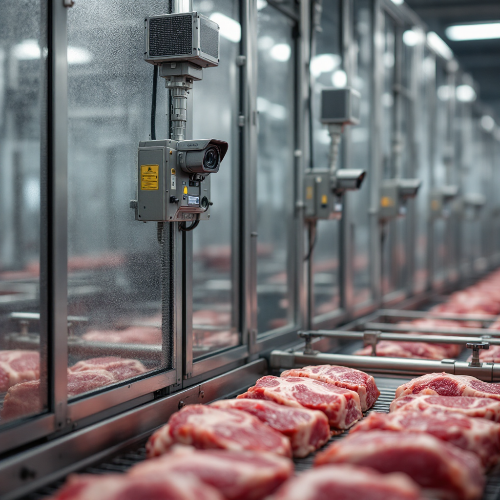 AI detection of carcass contamination and bleeding defects