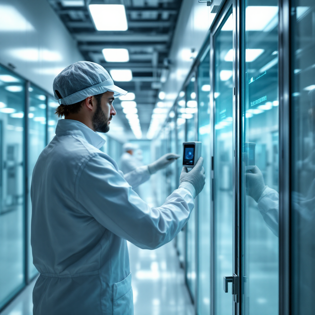 Detección de accesos no autorizados en zonas limpias impulsada por IA