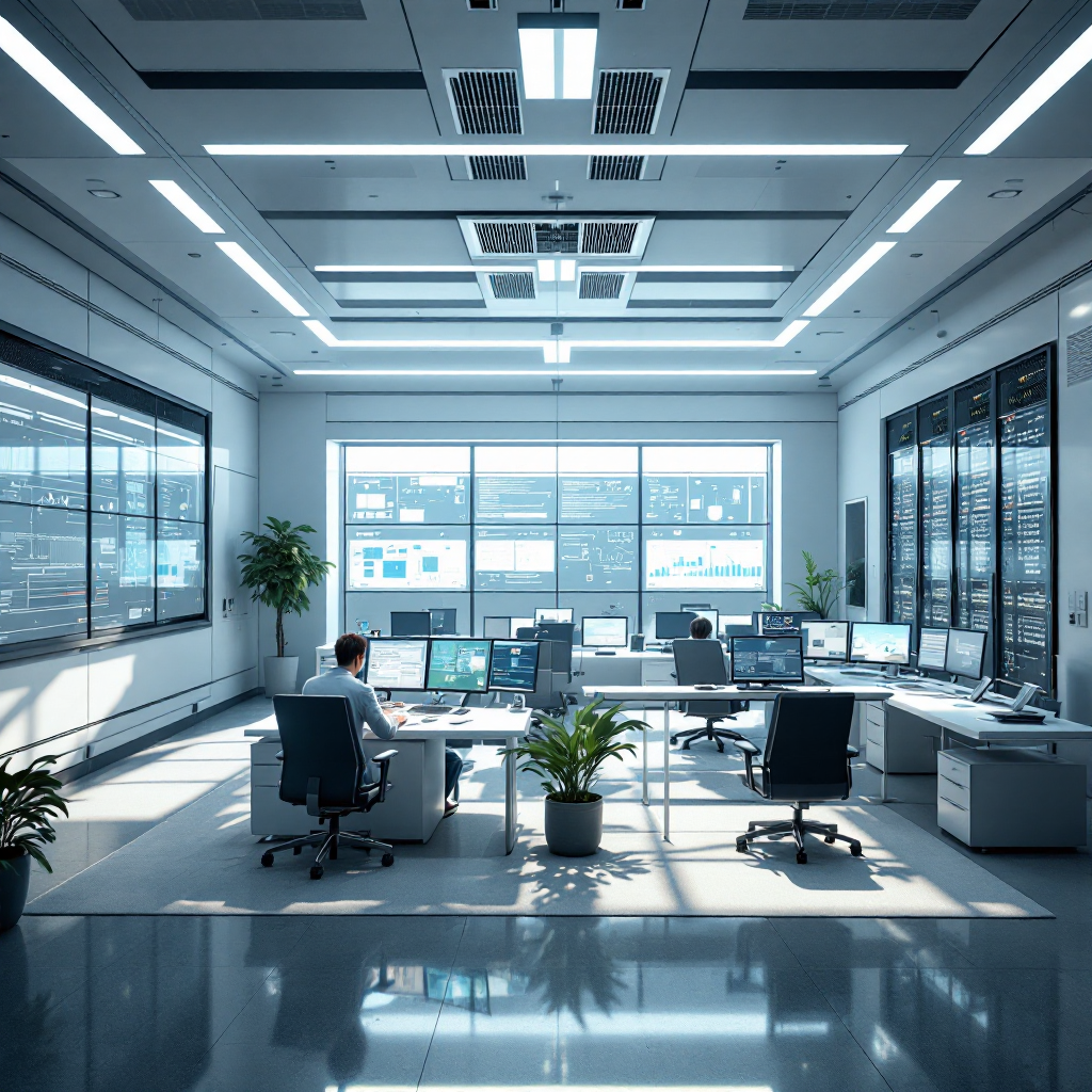 Fundamentos de la sala de control: sala de control CCTV y muro de vídeo