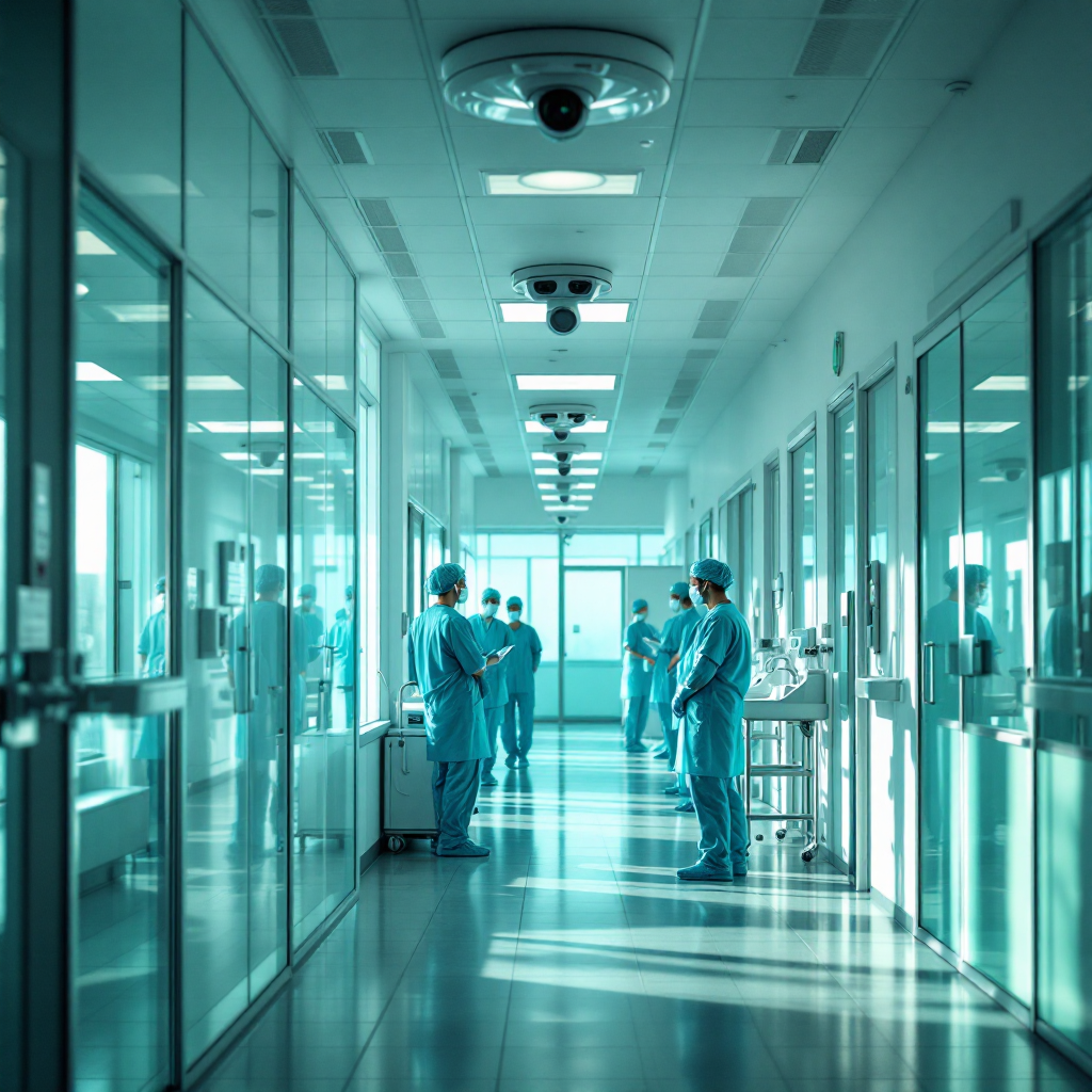 Cumplimiento de lavado de manos y uso de batas con IA y cámaras