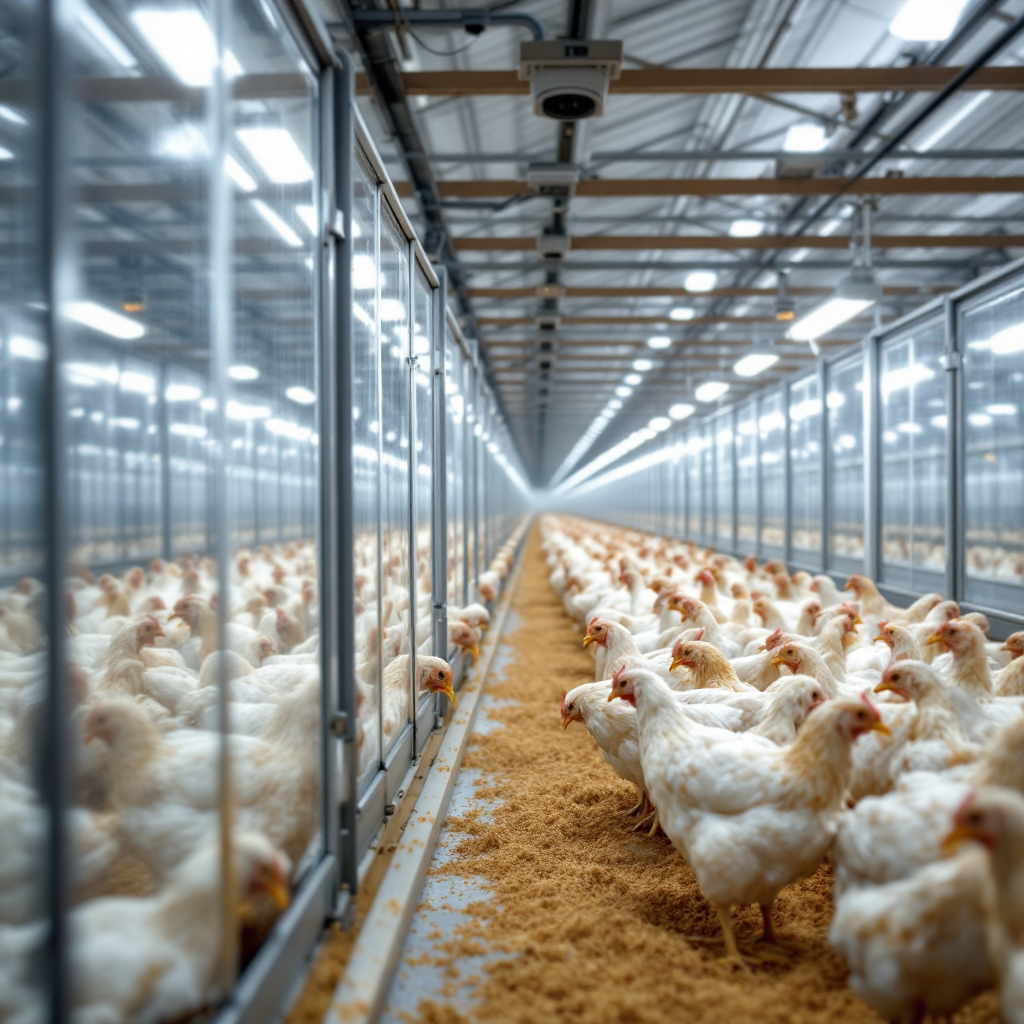 AI animal welfare monitoring in poultry houses