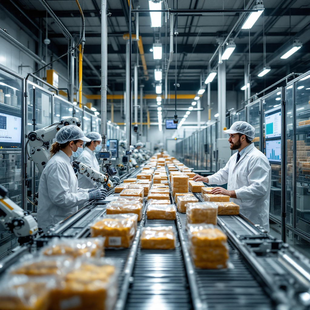 AI automation for meat processing in factories